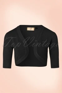 50s Hudson Bolero In Black