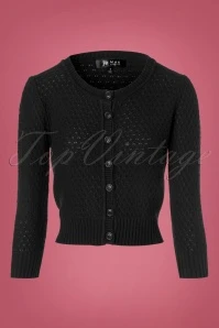 50s Jennie Cardigan In Black
