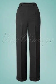 Past Perfect Style -Past Perfect Style 157592 Banned Party on Trousers Black 131 20 16371 20150814 027W category