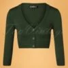 50s Shela Cropped Cardigan In Hunter Green -Past Perfect Style 182368 Mak Sweater 35145 Cardigan Hunter Green Short 07302020 004W category