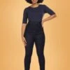 50s Lulu Skinny Jeans In Navy -Past Perfect Style 187809 Collectif 29806 Lulu Skinny Jeans in Navy 20190430 020LW category