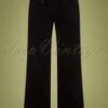 Vixen 70s Blith Corduroy Trousers In Black -Past Perfect Style 188513 Vixen 33868 Blith Black Corduroy Pants Rib 05292020 0003W category