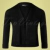 50s Oda Open Front Cardigan In Black -Past Perfect Style 198698 Mak Sweater 38278 Oda Open Front Cardigan Black 20210414 007W category