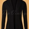 50s Open Front Cardi In Black -Past Perfect Style 203057 Mak Sweater 39571 Cardigan Black 07222021 004W category