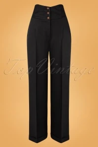 Past Perfect Style -Past Perfect Style 207342 Banned 38581 Her Favourites Trouser Black 210623 011W category