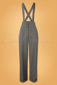 Past Perfect Style 29 40s Her Favourite Trousers In Grey