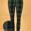 50s Tilly Tartan Trousers In Black And Green -Past Perfect Style 227580 Banned 43211 Trousers In Black And Green Tartan 07012022 601Z category