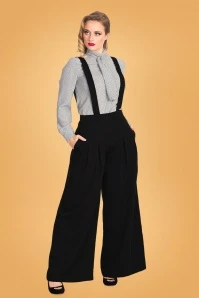 Past Perfect Style -Past Perfect Style 227655 Banned 43137 Diamond Trousers Black 20220823 020LW category