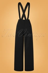 40s Diamond Trousers In Black 7 40s Diamond Trousers In Black - Image 5