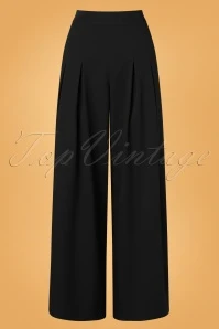 40s Diamond Trousers In Black 5 40s Diamond Trousers In Black - Image 3