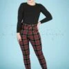 50s Tilly Tartan Trousers In Black And Red 2 50s Tilly Tartan Trousers In Black And Red -Past Perfect Style 233093 Banned 43210 Trousers In Black And Red Tartan 07012022 040MW category