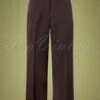 50s Girl Boss Trousers In Brown -Past Perfect Style 233761 Banned 34898 50s Girl Boss Trousers Brown 200915 004W category
