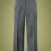 50s Girl Boss Trousers In Grey -Past Perfect Style 233765 Banned 34895 50s Girl Boss Trousers Grey 200915 004W category