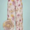 70s Lotus Wide Pants In Off White -Past Perfect Style 235630 Zilch 46055 Pants Flowers 230123 501Z category