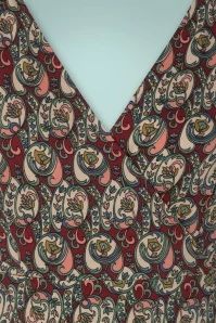 King Louie Lot Navarro Midi Dress In True Red 7 King Louie Lot Navarro Midi Dress In True Red - Image 5