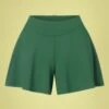 Vixen Freya Flare Shorts In Green -Past Perfect Style 238320 voodoo vixen 45932 short dark green short 060323 502W category