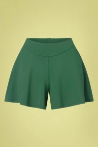Vixen Freya Flare Shorts In Green