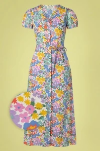 Sugarhill Brighton Irene Busy Floral Maxi Dress In Multi