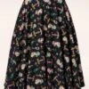 Anchor Pin Up Swing Skirt In Black -Past Perfect Style 242581 Banned 45750 Swingskirt Black Anchor Pin Up 221128 505W category