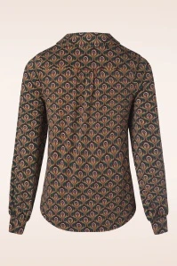 King Louie Maisie Jubilee Blouse In Dragonfly Green 6 King Louie Maisie Jubilee Blouse In Dragonfly Green - Image 4