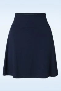 King Louie Border Skirt Milano In Evening Blue
