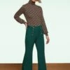 King Louie Sally Broadway Pants In Pine Green -Past Perfect Style 243643 King Louie Pants Sally Broadway Pine Green 021L category