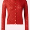Hearts Charm Cardigan In Red 1 Hearts Charm Cardigan In Red -Past Perfect Style 244373 Banned 47404 Cardigan Red Hearts 230803 003W category