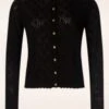 Hearts Charm Cardigan In Black