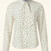 Spot Envy Blouse In Off White -Past Perfect Style 244424 Banned 47355 Spot Envy Blouse 20230524 502W category