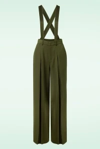 The Classic Trousers In Army Green