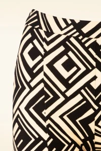 Fay Geometric Flare Pants In Black And Beige 5 Fay Geometric Flare Pants In Black And Beige - Image 3