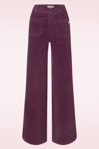 Betsy Wide Pants In Purple