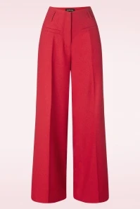 Talulah Trousers In Red
