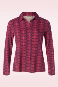 Fran Blouse In Maroon