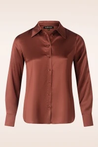 Blaire Blouse In Brown