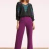 Norah Pants In Purple -Past Perfect Style 244935 Smashed Lemon 47788 Pants Purple 020LW category