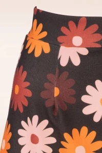 Flower Power Skirt In Black - Image 3