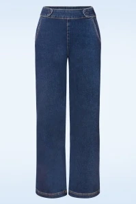 Colette Trousers In Blue 3 Colette Trousers In Blue