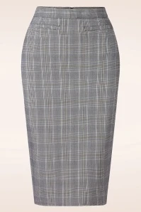 Back To Business Pencil Skirt In Grey
