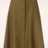 Book Worm Skirt In Khaki -Past Perfect Style 245382 banned 47517 Skirt Book Worm khaki 20230502 0501W category