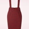 Holiday Candy Pencil Skirt In Red -Past Perfect Style 245478 Banned 47398 Holiday Candy Red 20230516 502W category
