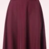 Book Club Swing Skirt In Burgundy -Past Perfect Style 245557 Banned 47411 Skirt Swing Bordeaux Red 08142023 402W category
