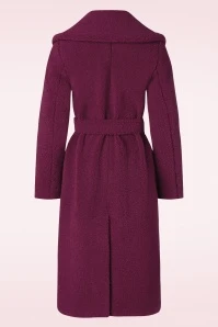 King Louie Mary Murphy Coat In Beaujolais Red 5 King Louie Mary Murphy Coat In Beaujolais Red - Image 3