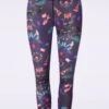 Blutsgeschwister Yoga Leggings Ohmm Legs In Athletic Jungle -Past Perfect Style 245850 Blutsgeschwister 47193 Pants Leggins Sport Purple Jungle 08162023 402W category