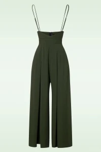 Vixen Kourt Trousers In Olive