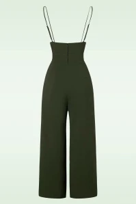Vixen Kourt Trousers In Olive 6 Vixen Kourt Trousers In Olive - Image 4