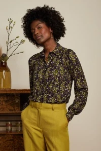 King Louie Carina Osio Blouse In Black