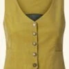 Vixen Corduroy Rib Waistcoat In Mustard Yellow 2 Vixen Corduroy Rib Waistcoat In Mustard Yellow -Past Perfect Style 246125 Vixen 47954 Vest Corderoy Button Up Collard Mustard 230530 00409W category