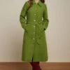King Louie Arabella Kennedy Coat In Posey Green -Past Perfect Style 246150 King Louie 46905 Coat Arabella Kennedy Posey Green 020LW category