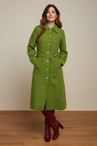 King Louie Arabella Kennedy Coat In Posey Green